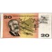 AUSTRALIA 1967 . TWENTY  20 DOLLARS BANKNOTE . COOMBS/RANDALL . LAST PREFIX XBS